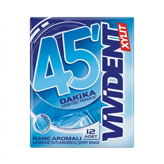 آدامس ویویدنت ۴۵ دقیقه با طعم نعناع بدون شکر (Vivident 45' Xylit)